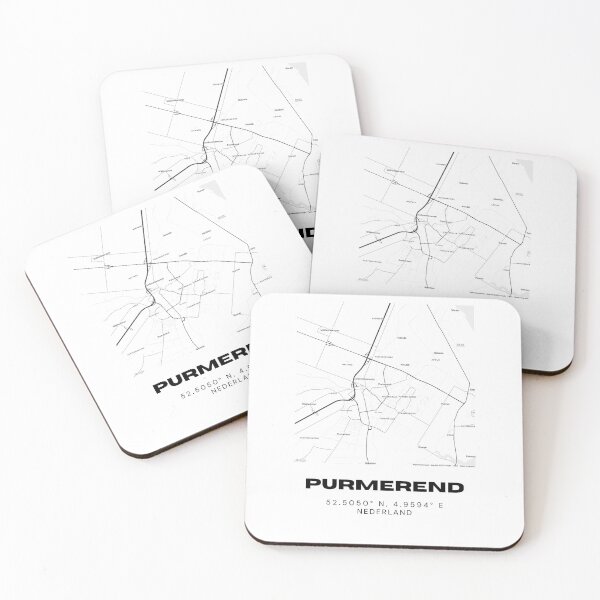 Item preview, Purmerend Minimalist Map Art | Netherlands | 52.5050° N, 4.9594° E designed and sold by RM-Journey.