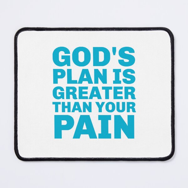 Item preview, Gods Plan Is Great - Positive Inspirational Religious Quotes  designed and sold by Sunserize Designs.