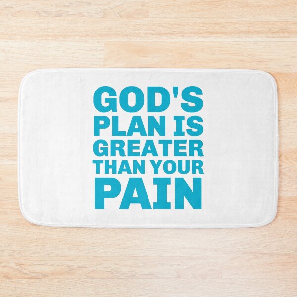 Item preview, Gods Plan Is Great - Positive Inspirational Religious Quotes  designed and sold by Sunserize Designs.