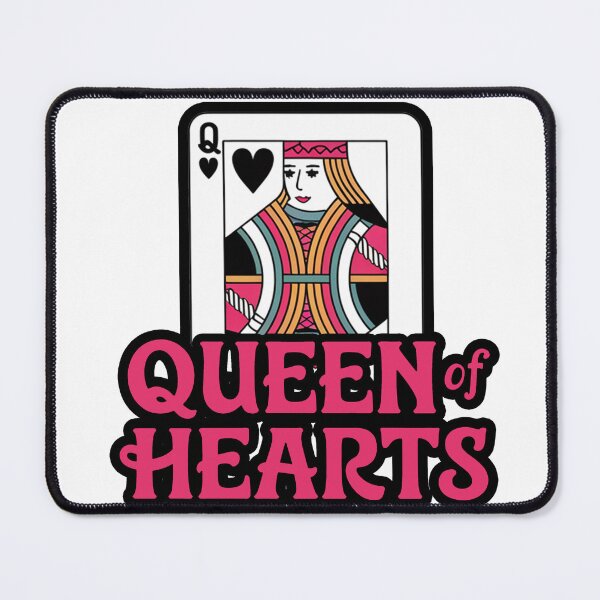 Item preview, Queen of Hearts Playing Card - Red & Gold Design designed and sold by MonkiFlipp.