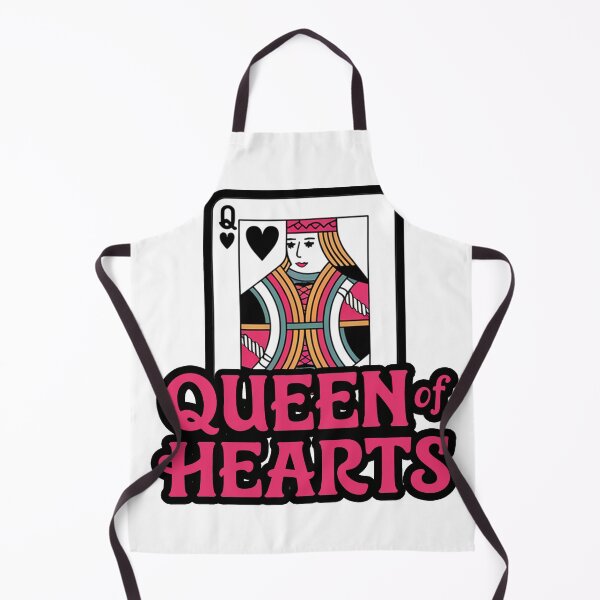 Item preview, Queen of Hearts Playing Card - Red & Gold Design designed and sold by MonkiFlipp.