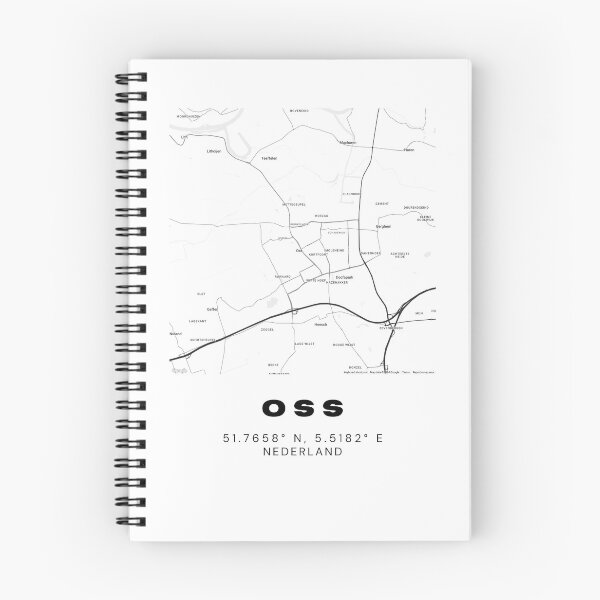 Item preview, Oss Minimalist Map Art | Netherlands | 51.7658° N, 5.5182° E designed and sold by RM-Journey.