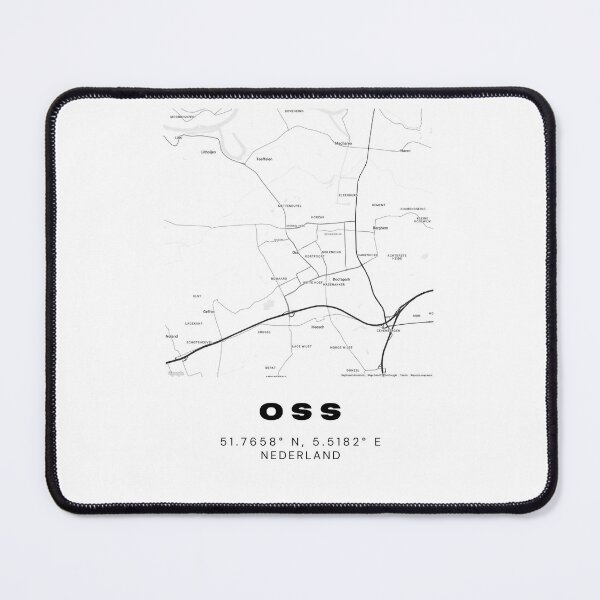 Item preview, Oss Minimalist Map Art | Netherlands | 51.7658° N, 5.5182° E designed and sold by RM-Journey.