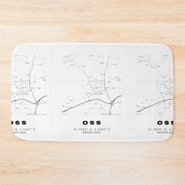 Item preview, Oss Minimalist Map Art | Netherlands | 51.7658° N, 5.5182° E designed and sold by RM-Journey.