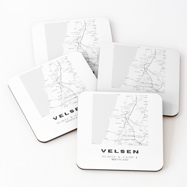 Item preview, Velsen Minimalist Map Art | Netherlands | 52.4632° N, 4.6156° E designed and sold by RM-Journey.