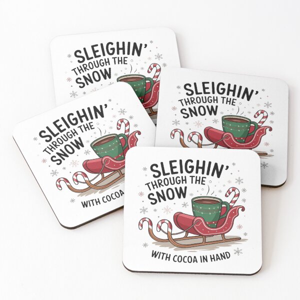 Item preview, Sleighin' Through the Snow with Cocoa in Hand designed and sold by Situstshirts.