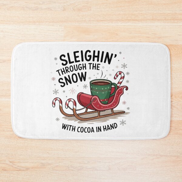 Item preview, Sleighin' Through the Snow with Cocoa in Hand designed and sold by Situstshirts.