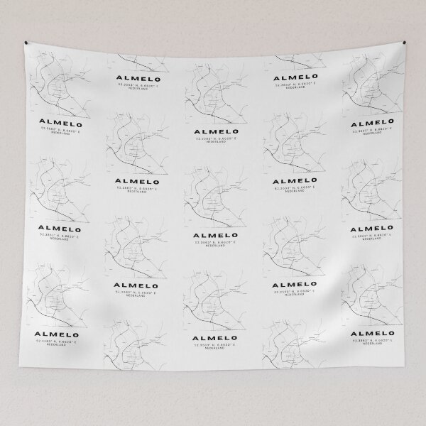 Item preview, Almelo Minimalist Map Art | Netherlands | 52.3563° N, 6.6620° E designed and sold by RM-Journey.