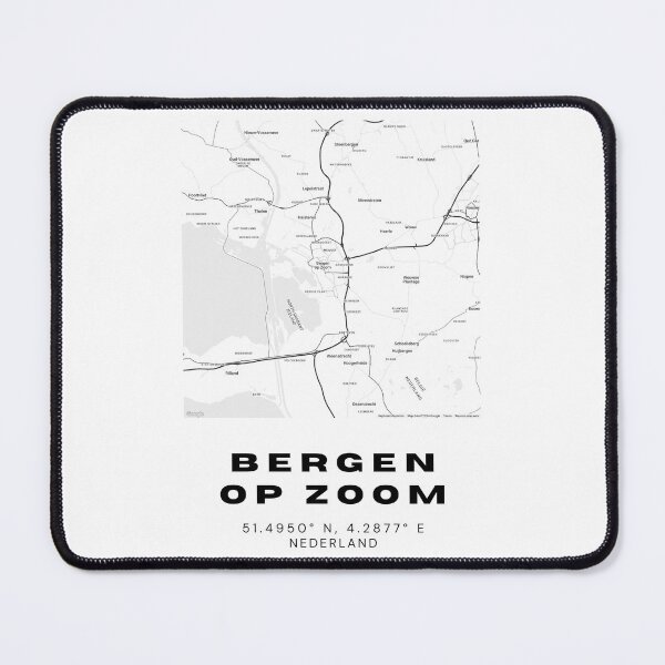 Item preview, Bergen op Zoom Minimalist Map Art | Netherlands | 51.4950° N, 4.2877° E designed and sold by RM-Journey.