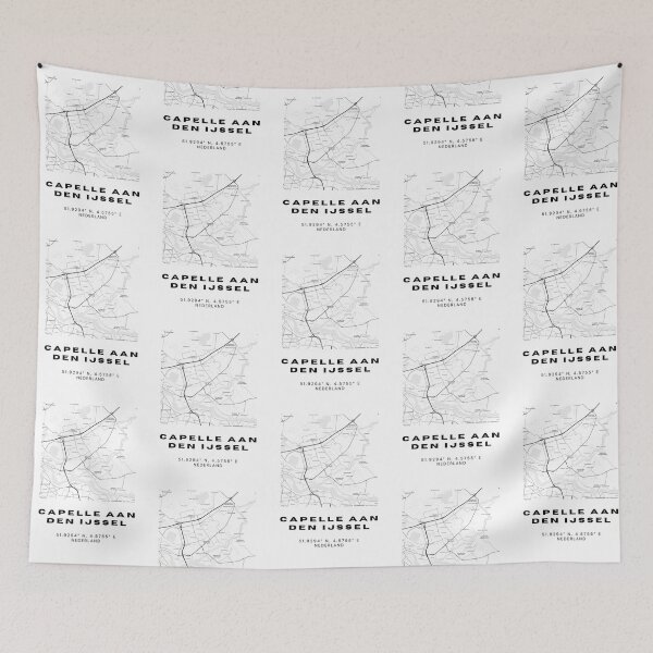 Item preview, Capelle aan den IJssel Minimalist Map Art | Netherlands | 51.9294° N, 4.5755° E designed and sold by RM-Journey.