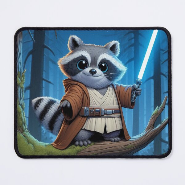 Item preview, Trash Panda Space Knight designed and sold by Jennifer McBride.
