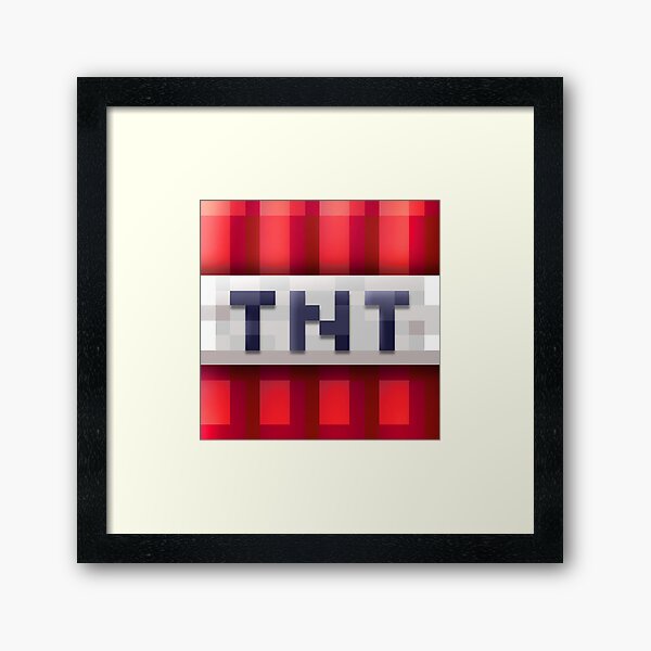 Item preview, Textura de bloque TNT de Minecraft en alta resolución designed and sold by TrippyTooni.
