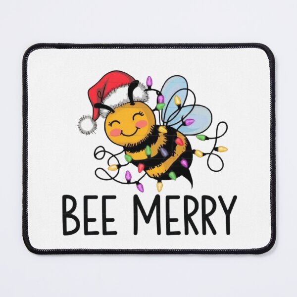 Item preview, Bee Merry – Festive Bumblebee Christmas Design designed and sold by GemBob Creations.