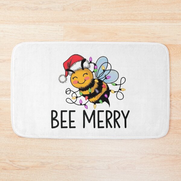 Item preview, Bee Merry – Festive Bumblebee Christmas Design designed and sold by GemBob Creations.