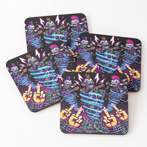 Item preview, Finger Knights vs. Garbage Punks– Perfect Gift designed and sold by Imaginarium of Chaos falcon88 .
