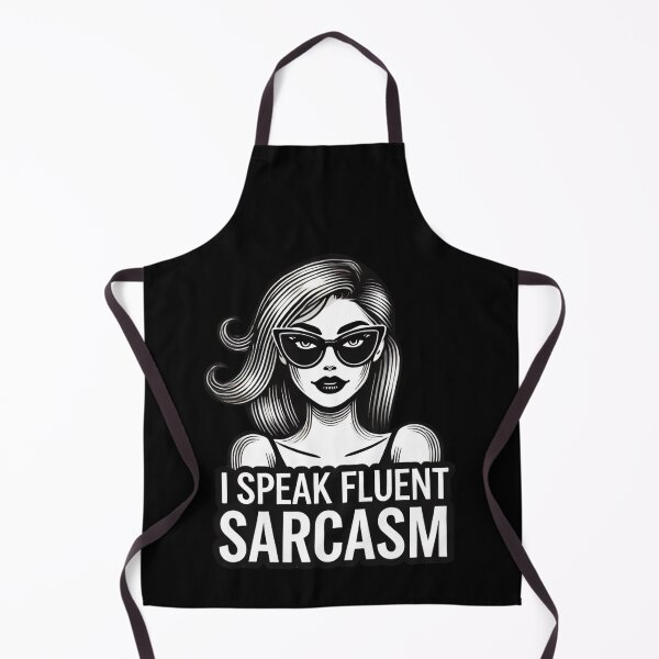 Item preview, Speak Fluent Sarcasm - Funny Graphic T-Shirt for Women designed and sold by BlankCanvasHaHa.