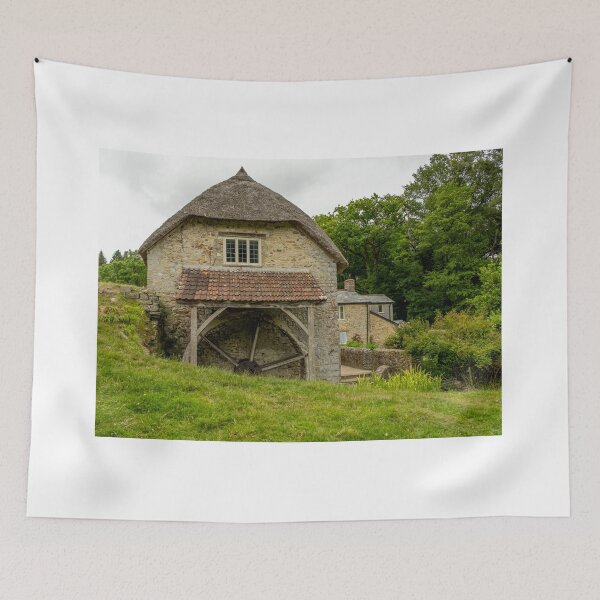 Item preview, Watermill Ruins on the river bank designed and sold by yackers1.