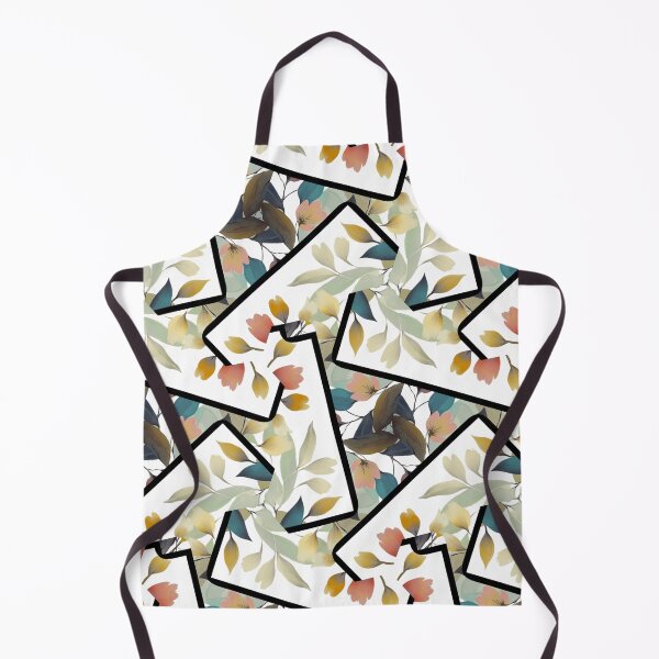 Item preview, Botanical and geometric repeating pattern No 34 designed and sold by Shoot-The-Moon.