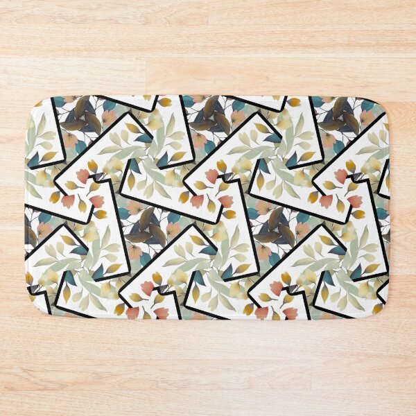 Item preview, Botanical and geometric repeating pattern No 34 designed and sold by Shoot-The-Moon.