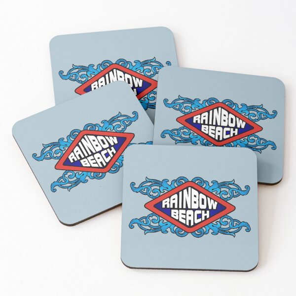 Item preview, Rainbow Beach Australia emblem retro sign designed and sold by studioss76.