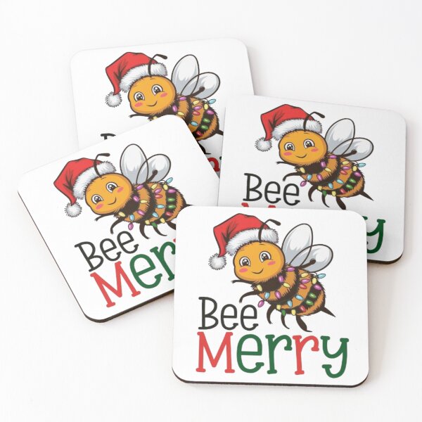 Item preview, Bee Merry – Adorable Bumblebee Christmas Design designed and sold by GemBob Creations.
