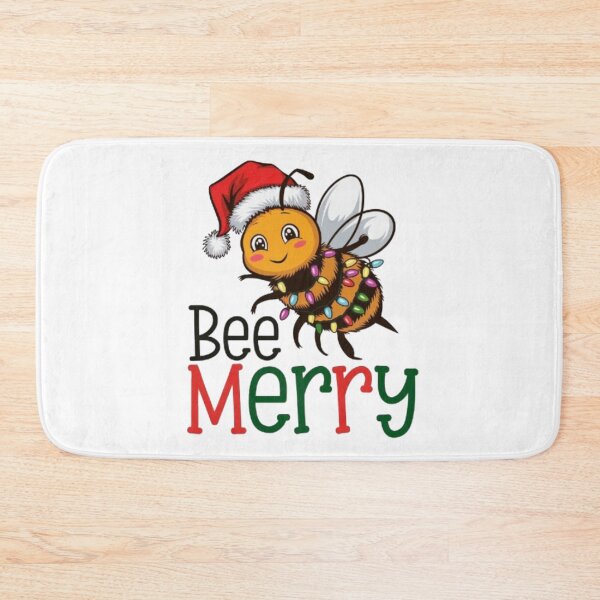 Item preview, Bee Merry – Adorable Bumblebee Christmas Design designed and sold by GemBob Creations.