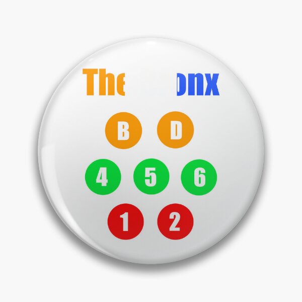 Item preview, The Bronx train lines NY state colors v1 designed and sold by Mozart3.