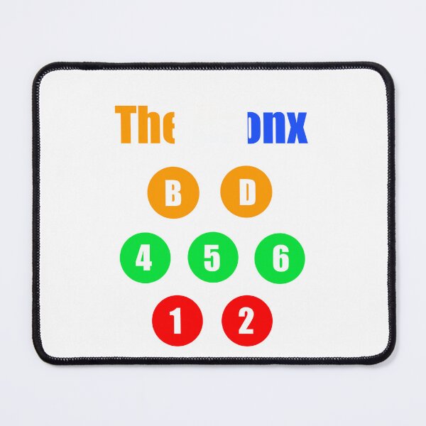 Item preview, The Bronx train lines NY state colors v1 designed and sold by Mozart3.