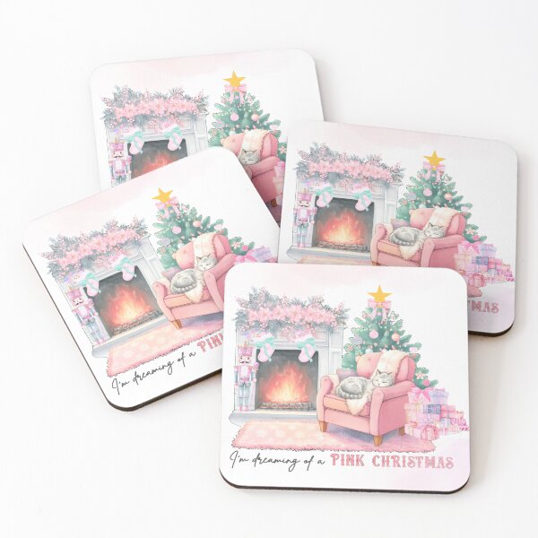 Artikelvorschau, Rosa Weihnachtsträume entworfen und verkauft von LIJHauteDesign.
