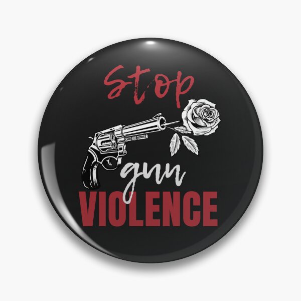 Item preview, Gun With Rose Stop Gun Violence Awareness  designed and sold by Anniko Art Studio.