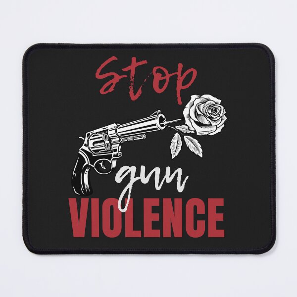 Item preview, Gun With Rose Stop Gun Violence Awareness  designed and sold by Anniko Art Studio.