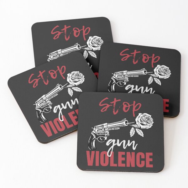 Item preview, Gun With Rose Stop Gun Violence Awareness  designed and sold by Anniko Art Studio.