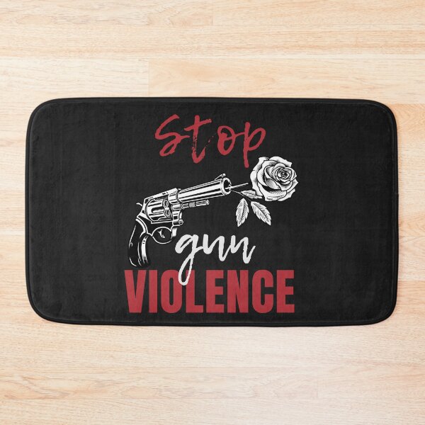 Item preview, Gun With Rose Stop Gun Violence Awareness  designed and sold by Anniko Art Studio.