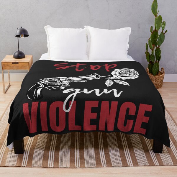 Item preview, Gun With Rose Stop Gun Violence Awareness designed and sold by Anniko Art Studio.