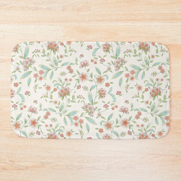 Item preview, Floral Spirals Aqua  designed and sold by Elaine  Monaco.
