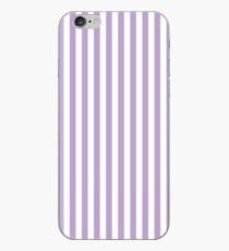 Small Vertical Lavender Stripes iPhone Case