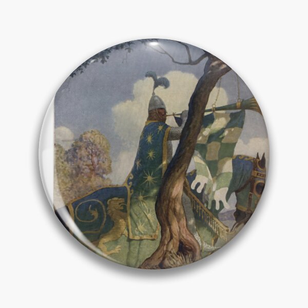 Item preview, The green knight preparing to battle Sir Beaumains N.C. Wyeth designed and sold by TeeARTHY.