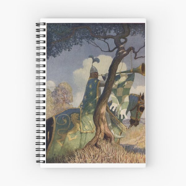 Item preview, The green knight preparing to battle Sir Beaumains N.C. Wyeth designed and sold by TeeARTHY.