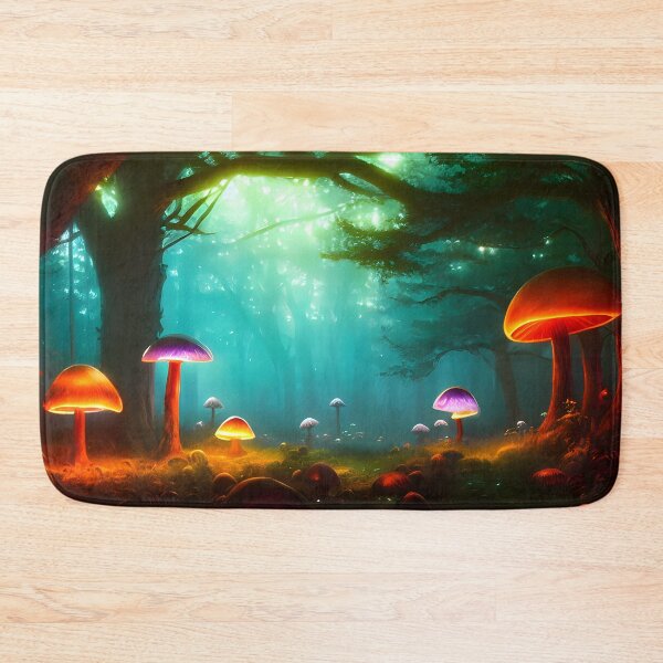 Item preview, The Neon Mushroom Forest designed and sold by KAdams-Art.