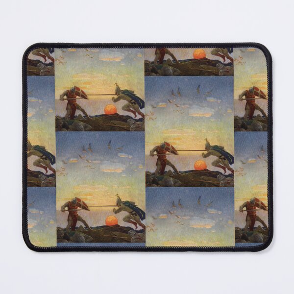 Item preview, The death of Arthur and Mordred N.C. Wyeth designed and sold by TeeARTHY.