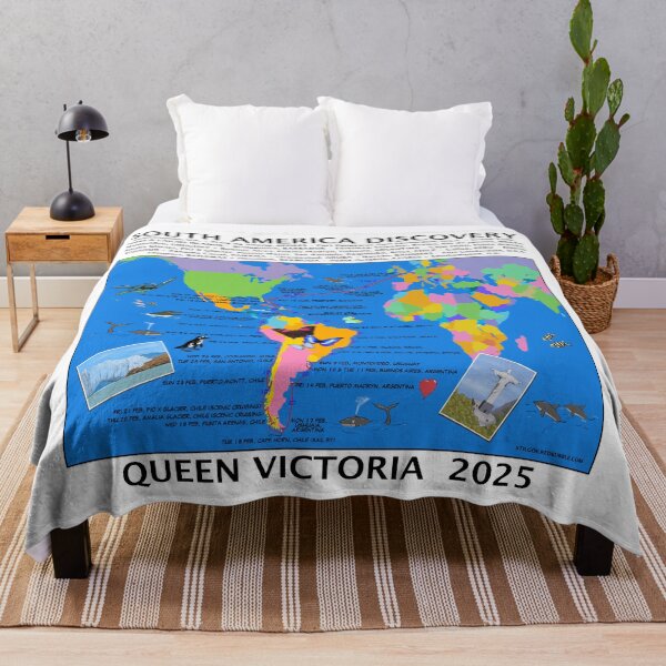 Item preview, CUNARD 2025 V503B SOUTH AMERICA DISCOVERY CRUISE SOUTHAMPTON START FULLY ILLUSTRATED ROUTE MAP designed and sold by stilgoe.
