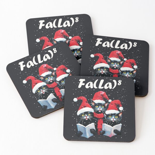 Item preview, Fa La 8 Cats Singing Christmas Carols designed and sold by wowwowmeow.