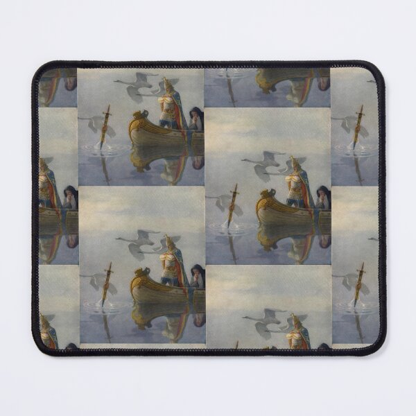 Item preview, And when they came to the sword that the hand held, King Arthur took it up N.C. Wyeth designed and sold by TeeARTHY.