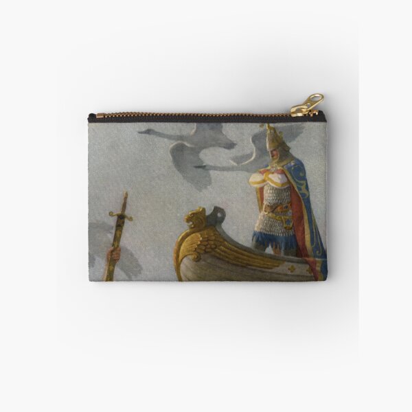 Item preview, And when they came to the sword that the hand held, King Arthur took it up N.C. Wyeth designed and sold by TeeARTHY.