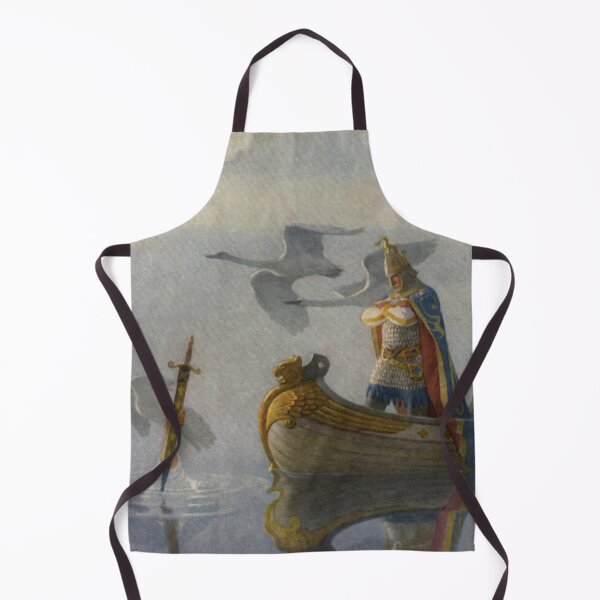 Item preview, And when they came to the sword that the hand held, King Arthur took it up N.C. Wyeth designed and sold by TeeARTHY.