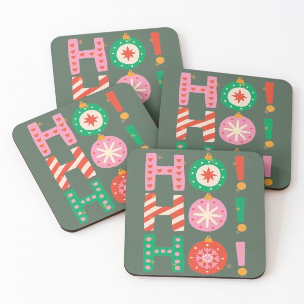 Item preview, Ho Ho Ho - Christmas Ornaments designed and sold by HomeFreewithMe.