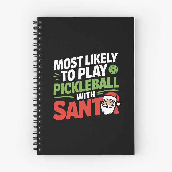 Item preview, Most Likely To Play Pickleball With Santa designed and sold by GRABAPSHOP.