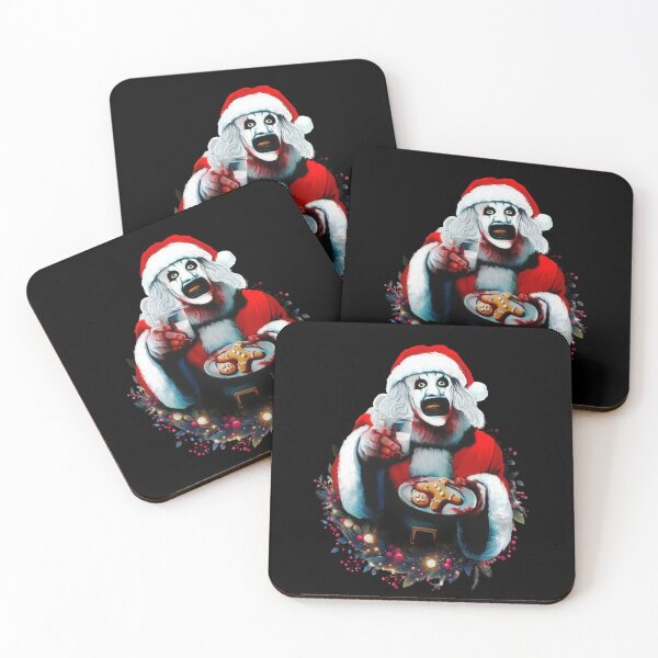 Item preview, Terrifier Santa Claus Horror Fan Art 2 milk and cookies designed and sold by trentnin.