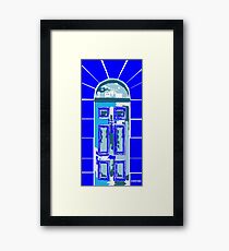 SHERLOCK BLUE Framed Print