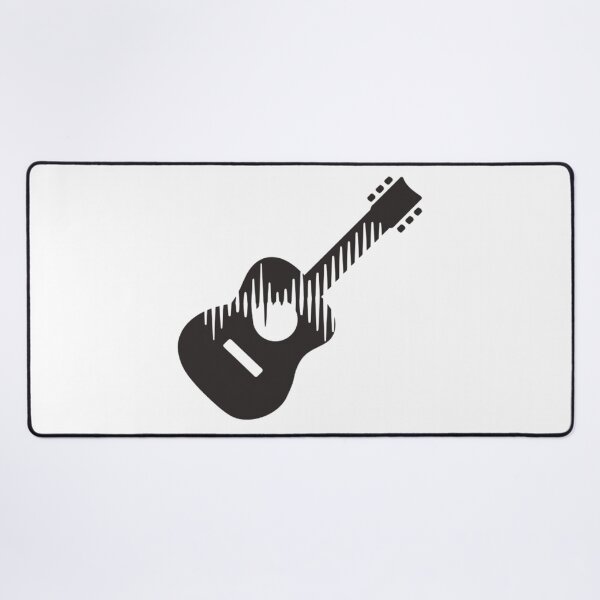 Item preview, Black& White Guitar Soundwave designed and sold by ArtQueen777.